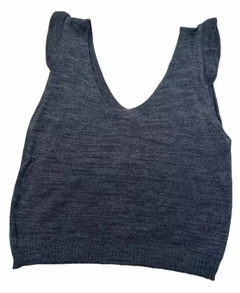 Musculosa Volado Hilo Mujer Moda Elastizada Tejido Remera (39) - BAKMOR