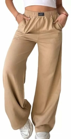 Pantalon Palazzo Jogger Con Vivo Mujer Tendencia Moda (467)