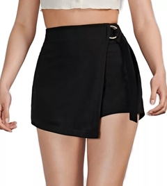 Pollera Pantalon Corto Bengalina Mujer Mini Sastrera