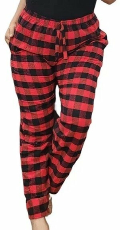 Pantalon Pilu Mujer Invierno Cuadrille Pijama Abrigado Dama (44) - tienda online