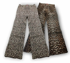 Pantalon Gabardina Wide Leg Palazzo Mujer Animal Print (458) - comprar online