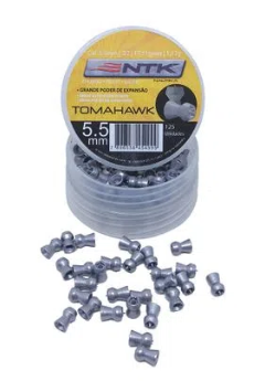 Chumbinho Tomahawk 5,5 mm NTK 125 peças