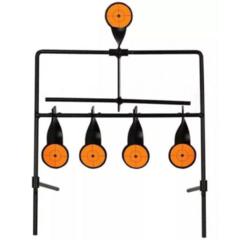 ALVO ROSSI METALICO RESET MECANICO - 5 TARGETS