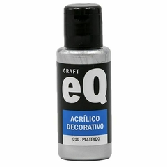 Acrilico Decorativo EQ 50 CC Plateado ( 8228)