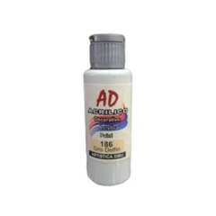 Pintura Acrilica AD 60 ML Gris Delfin (186)