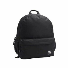 Mochila Espalda " 17" deportiva negro Wabro ( 11005)