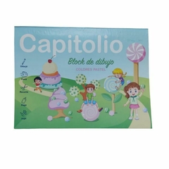 Block de Dibujo Color Pastel " Capitolio" 20 hjs ( 6353)