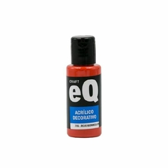 Acrilico Decorativo EQ 50 CC Rojo Bermellon ( 8235)