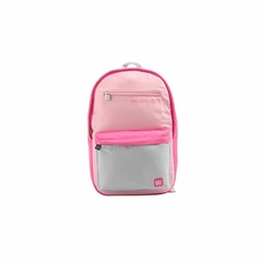 Mochila Espalda "17" Palermo rosa y fucsia Wabro ( 11013)