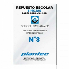 Repuesto N3 Hoja de Calcar x8hjs"plantec"(13561)