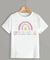 Camiseta Infantil Personalizada - Arco Íris Candy com Nome