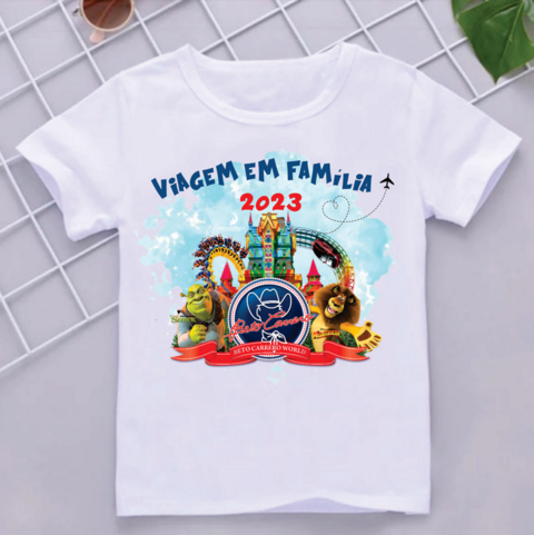 Camiseta Infantil Infantil Viagem Beto Carreiro 1