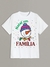 Camiseta Infantil ou Adulta - Natal em família - Boneco de neve