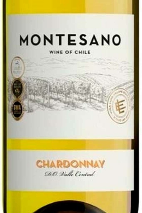 Vinho Chileno Branco Montesano Chardonnay 750ml - comprar online