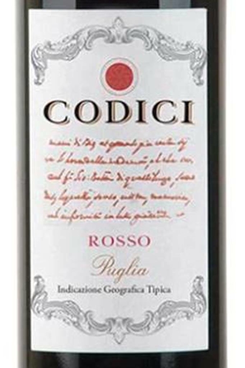 Vinho Italiano Tinto Kit 3 Codici Puglia Rosso 750ml - comprar online