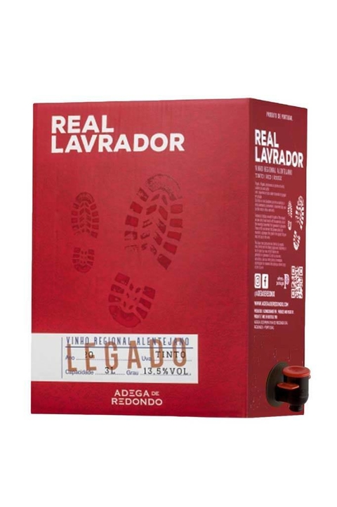 Vinho Português Tinto Real Lavrador Bag In Box 3000ml - comprar online