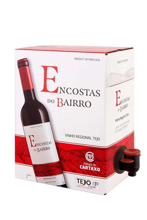 Vinho Português Tinto Encostas Do Bairro Bag In Box 5000ml