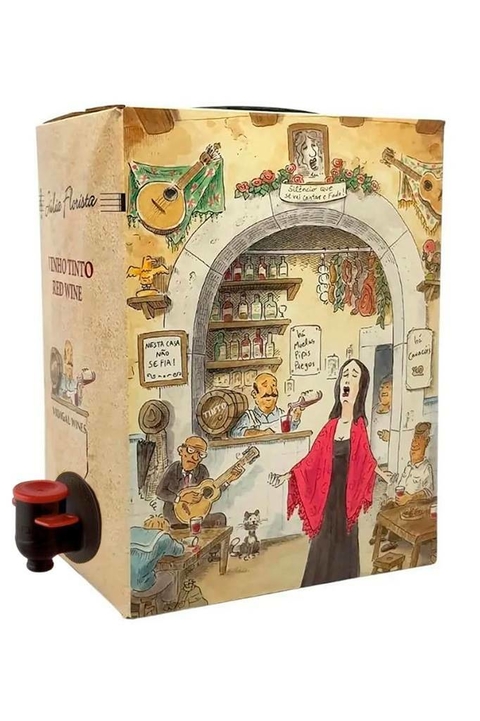 Vinho Português Tinto Julia Florista Bag In Box 5000ml - comprar online