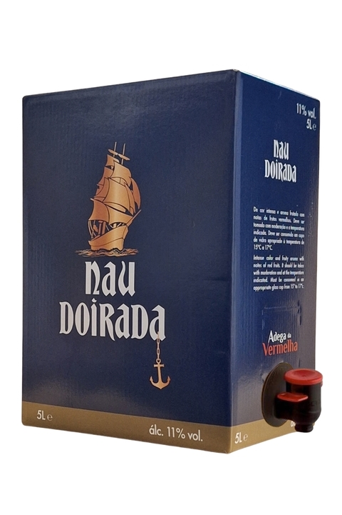 Vinho Português Tinto Nau Doirada Bag In Box 5000ml