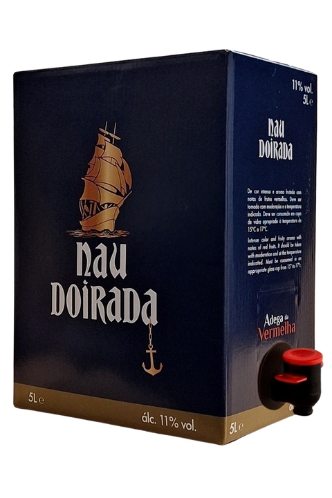 Vinho Português Tinto Nau Doirada Bag In Box 5000ml - EMPÓRIO ITIÊ