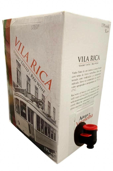 Vinho Português Tinto Vila Rica BIB 5000ml na internet