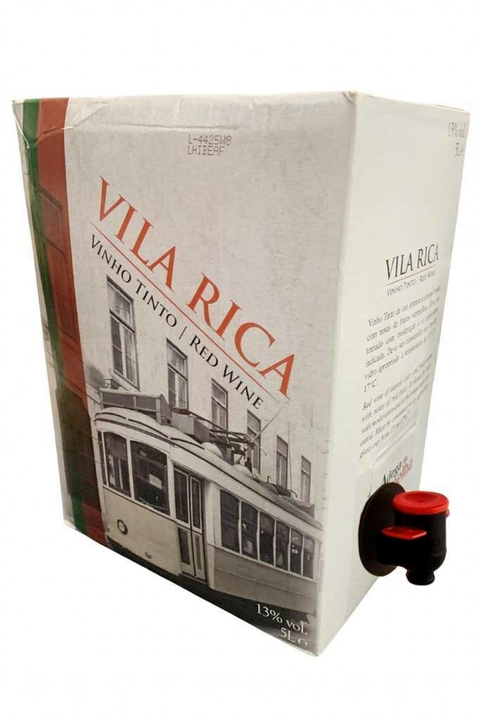 Vinho Português Tinto Vila Rica BIB 5000ml