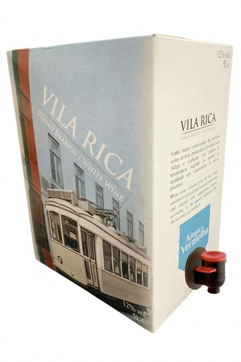 Vinho Português Branco Vila Rica BIB 5000ml
