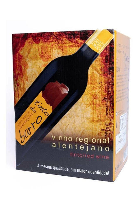 Vinho Português Tinto Barro Bag In Box 5000ml na internet