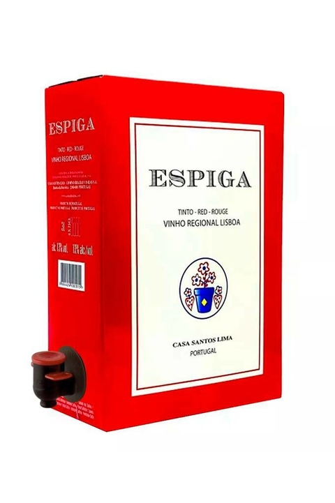 Vinho Português Tinto Quinta Da Espiga Bag In Box 3000ml