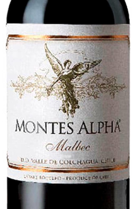 Vinho Chileno Tinto Montes Alpha Malbec 750ml - comprar online