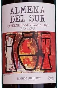 Vinho Uruguaio Tinto Almena Del Sur Cabernet Sauvignon Reserva 750ml - comprar online
