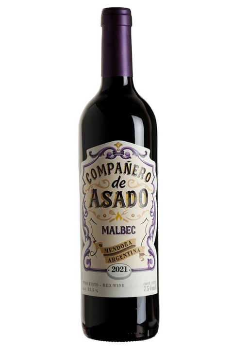 Vinho Argentino Tinto Companero De Asado Malbec 750ml
