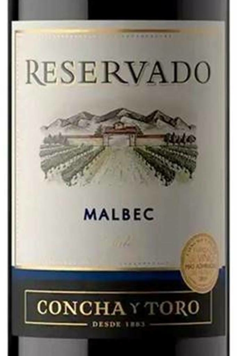 Vinho Chileno Tinto Concha Y Toro Malbec Reservado 750ml - comprar online