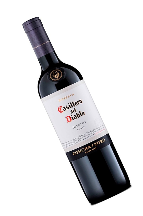 Vinho Chileno Tinto Casillero Del Diablo Merlot Reserva 750ml na internet