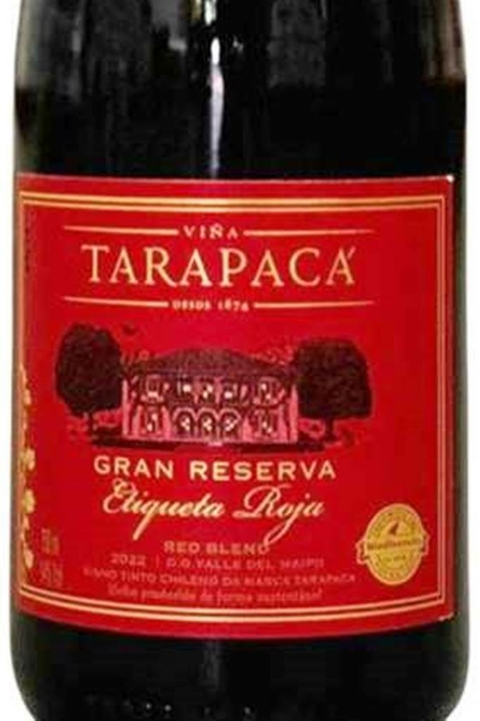 Vinho Chileno Tinto Tarapacá Gran Reserva Etiqueta Roja 750ml - comprar online