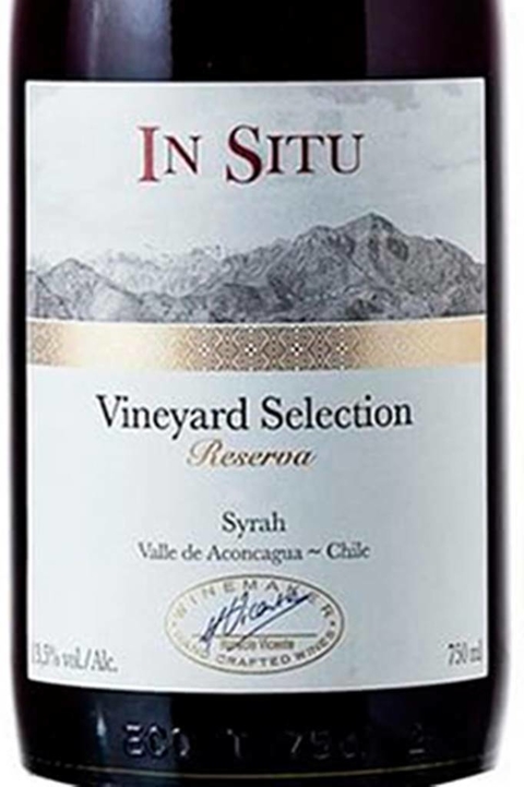 Vinho Chileno Tinto In Situ Syrah Reserva 750ml - comprar online