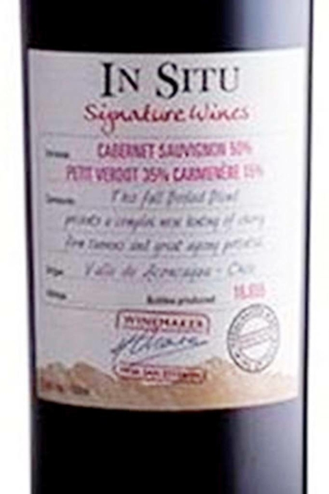 Vinho Chileno Tinto In Situ Signature Cabernet Sauvignon Petit Verdot 750ml - comprar online