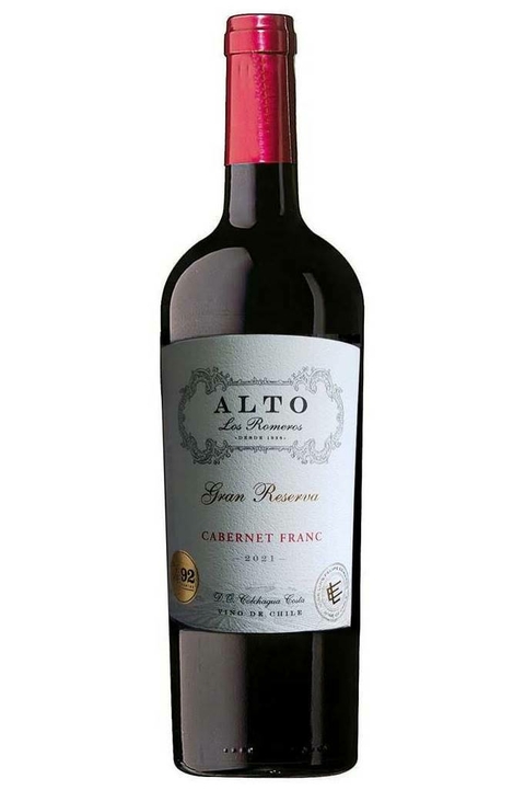 Vinho Chileno Tinto Alto Los Romeros Cabernet Franc Gran Reserva 750ml na internet