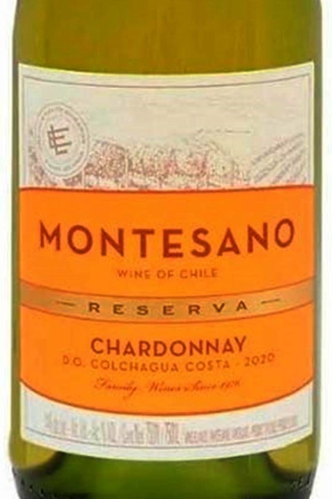 Vinho Chileno Branco Montesano Chardonnay Reserva 750ml - comprar online