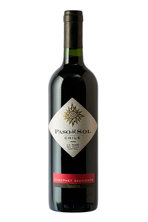 Vinho Chileno Tinto Paso Del Sol Cabernet Sauvignon 750ml