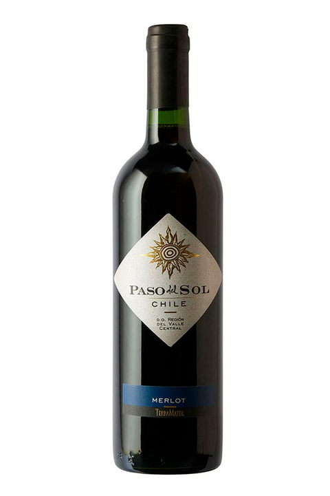 Vinho Chileno Tinto Paso Del Sol Merlot 750ml