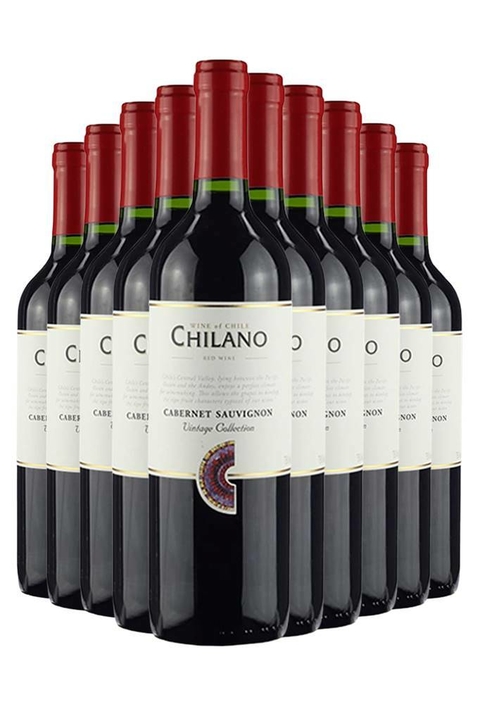 Vinho Kit 10 Vinho Chilano Cabernet Sauvignon 750ml