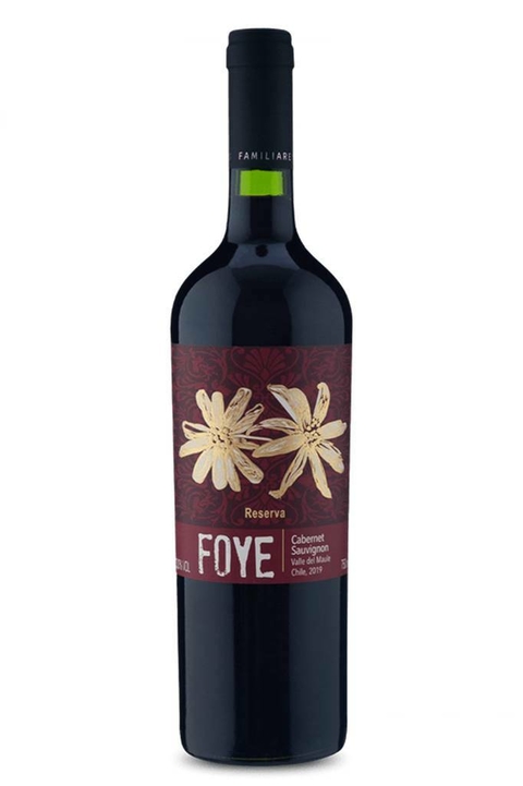 Vinho Chileno Tinto Foye Cabernet Sauvignon Reserva 750ml