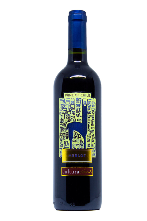 Vinho Chileno Tinto Cultura Vini Merlot 750ml