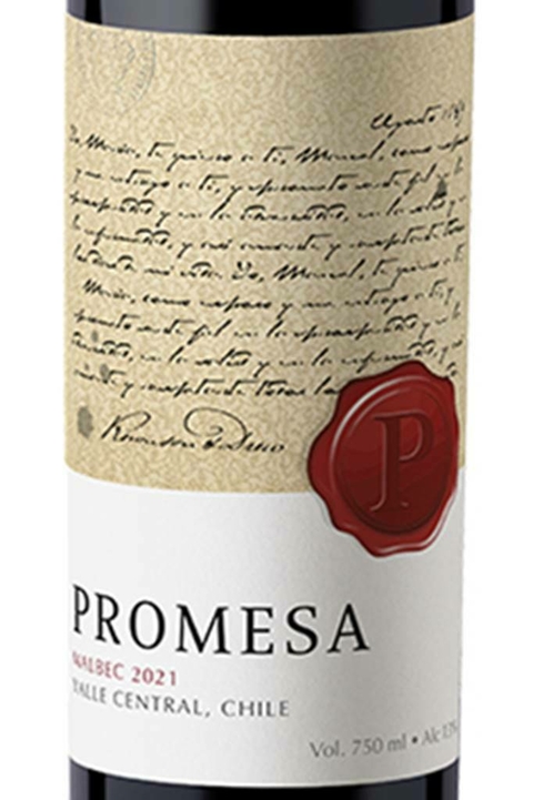 Vinho Chileno Tinto Promesa Malbec 750ml - comprar online