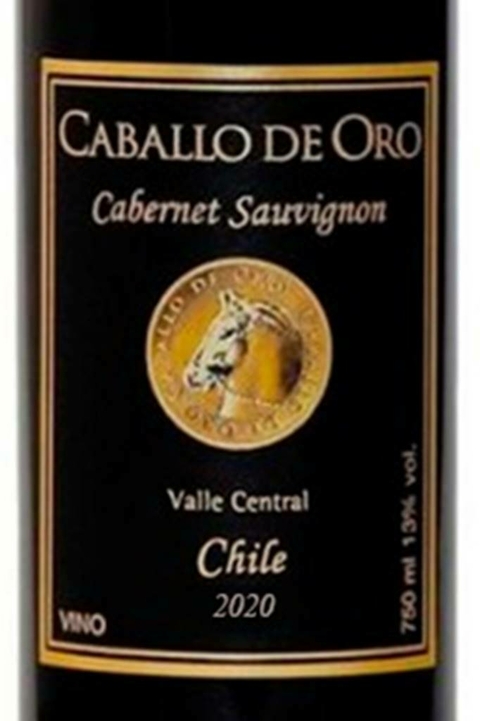 Vinho Chileno Tinto Caballo De Oro Cabernet Sauvignon 750ml - comprar online