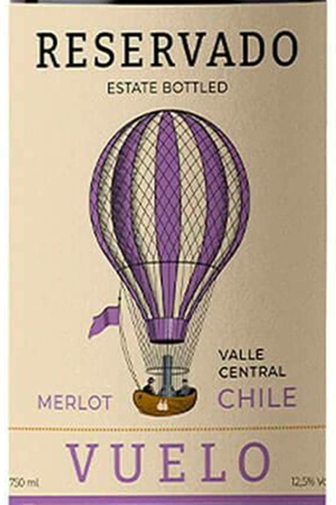 Vinho Chileno Tinto Vuelo Merlot Moderno Reservado 750ml - comprar online