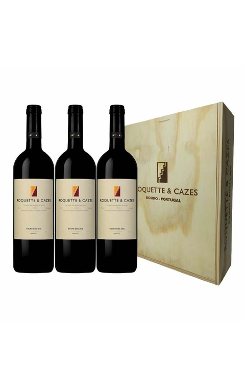 Vinho Português Tinto Kit 3 Roquette E Cazes Douro 750ml - comprar online