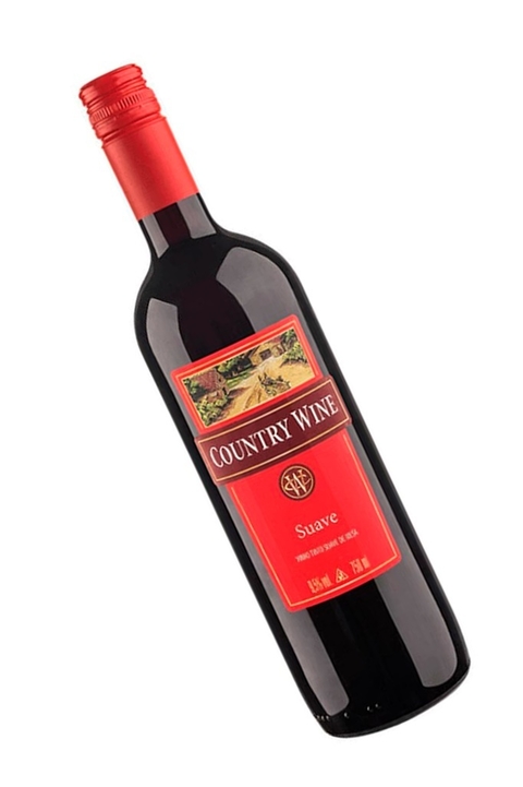 Vinho Nacional Tinto Country Wine Suave Americana 750ml - comprar online