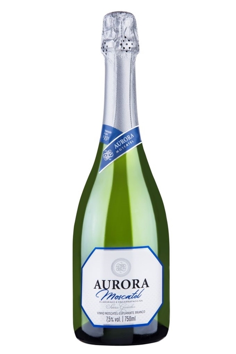 Vinho Nacional Branco Aurora Espumante Moscatel 750ml